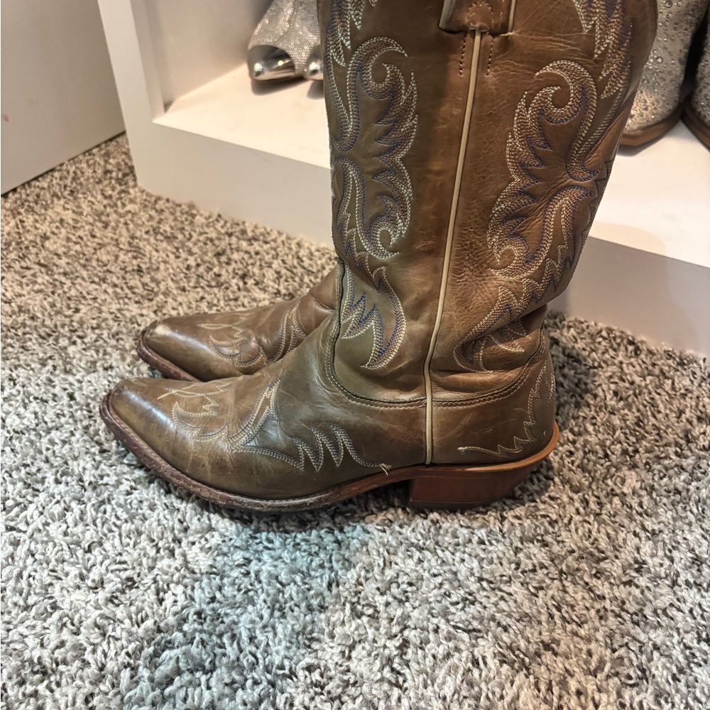 Nocona Brown Heeled Boots
